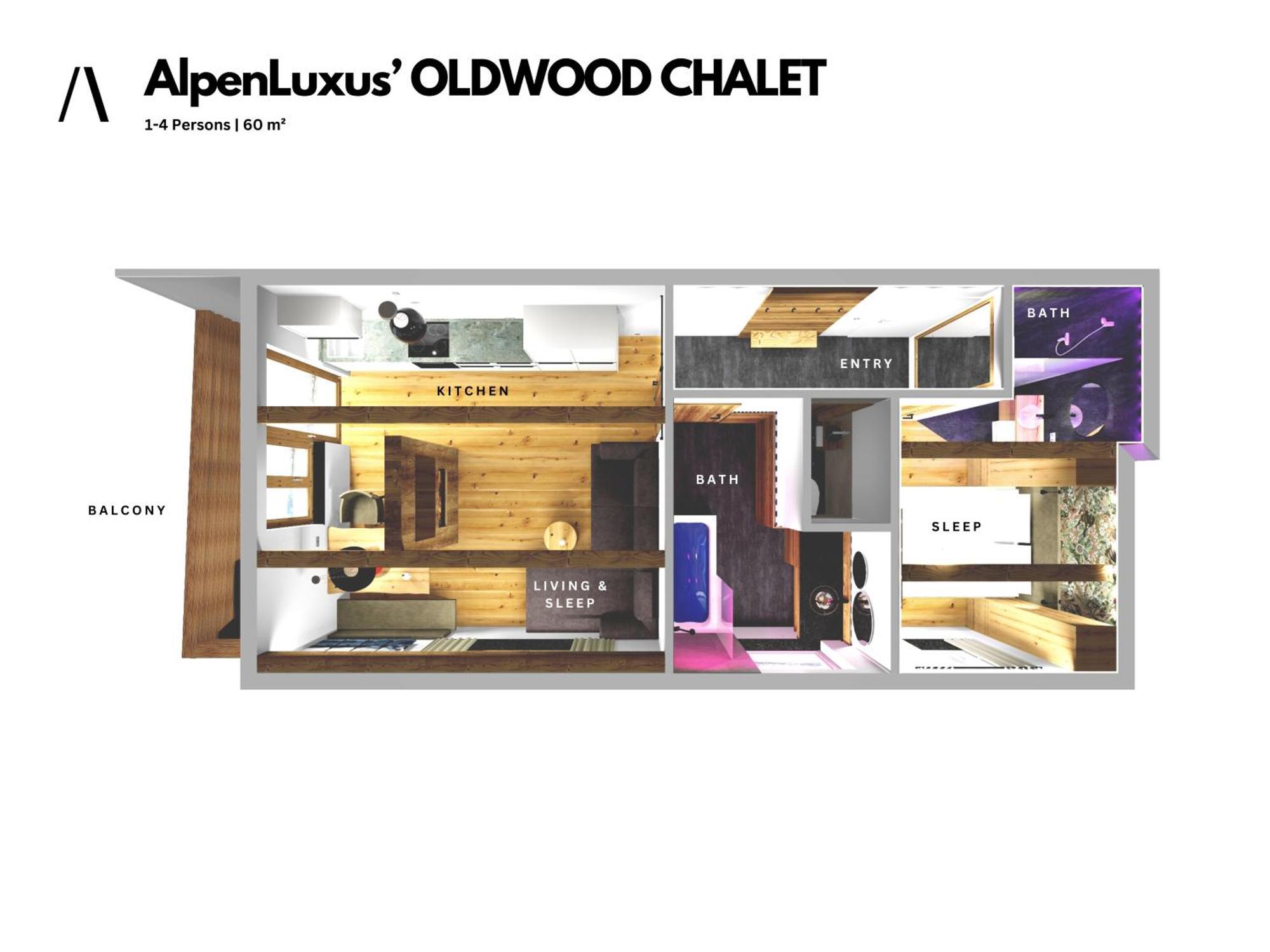 Oldwood Chalet - Balcony & Car Park By Alpenluxus Appartements פוגן מראה חיצוני תמונה